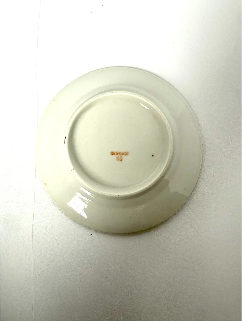 Vintage Floral Porcelain Saucer Made in Germany